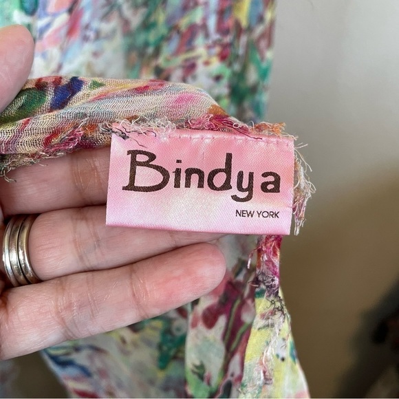 Bindya 100% Modal Colorful Artsy Boho Abstract Funky Lightweight Scarf Wrap - Picture 4 of 5